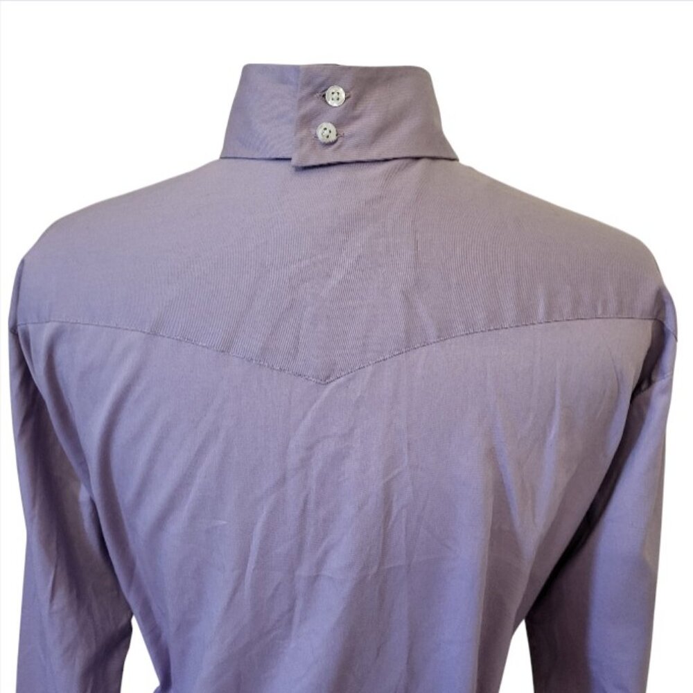 R.J. Classics Women's Lilac Purple Long Sleeve Hunter Show Shirt & Collar  44/10 - Picture 4 of 9